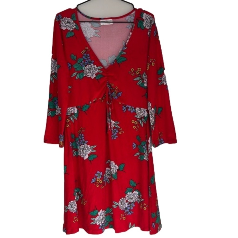 Bobbi Brooks Floral Print Dress